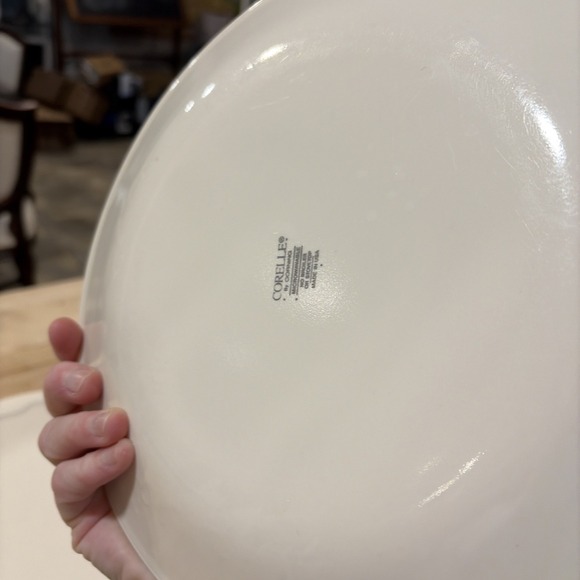 Vintage Corelle ENGLISH BREAKFAST Set of 7 Dinner Plates 10¼" - Picture 3 of 16